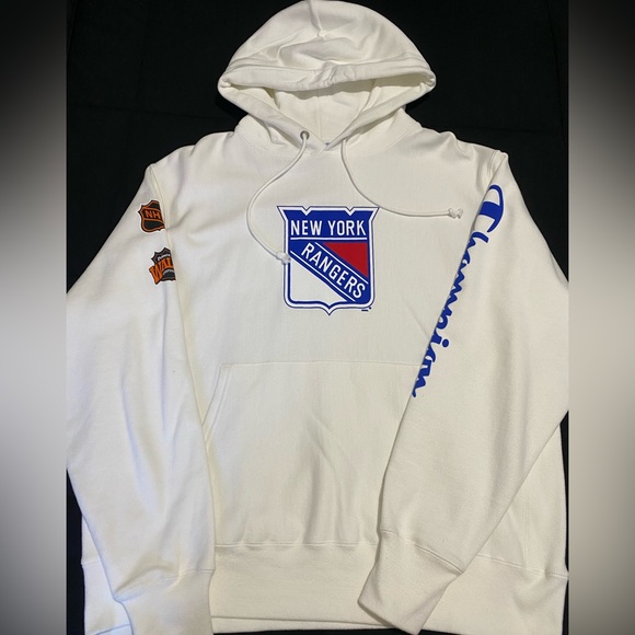Champion | Sweaters | New York Rangers Champion Hoodie | Poshmark